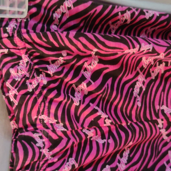 Baby Phat Girls Grey Pink Animal Print Pajama Set NWT Size 4 - Picture 4 of 4